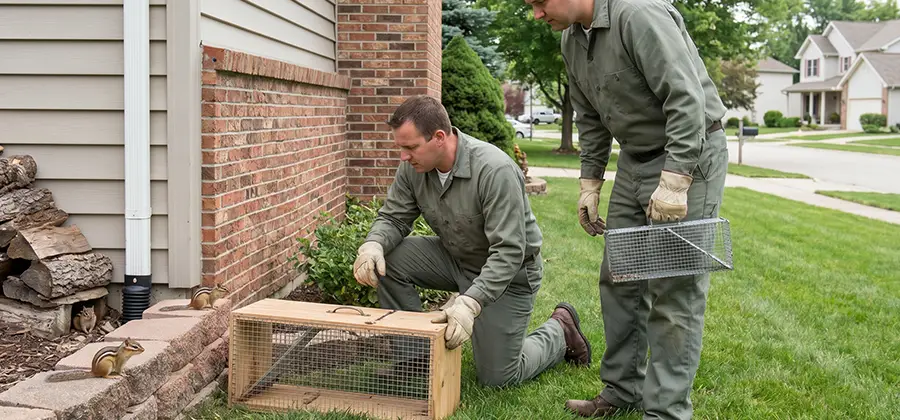 Remove Chipmunks From Yard in Hamburg